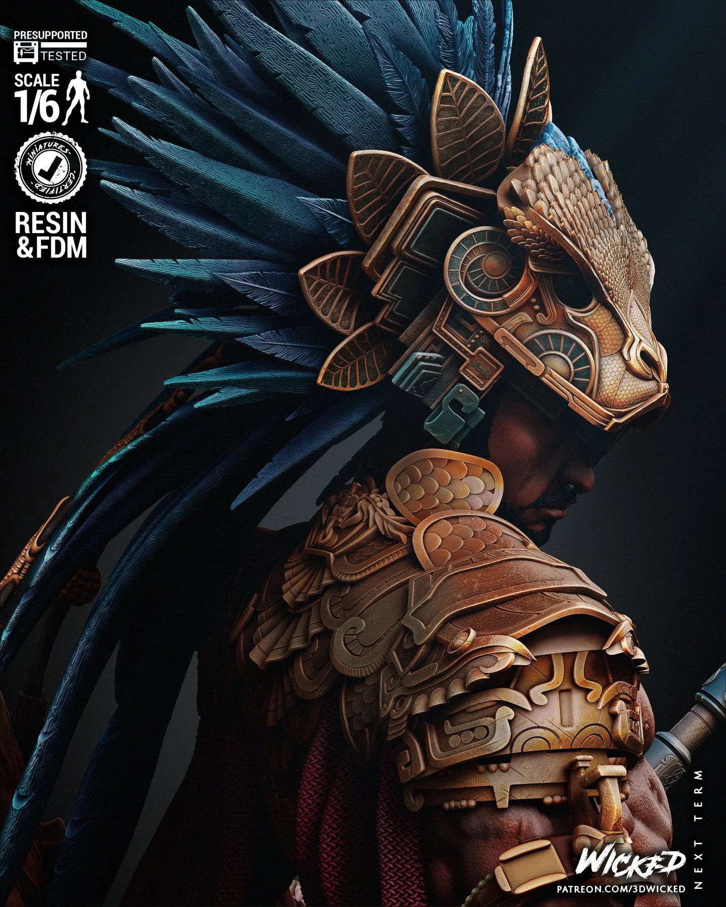 Black Panther Namor Diorama Figure by Wicked 3DHeroFigure