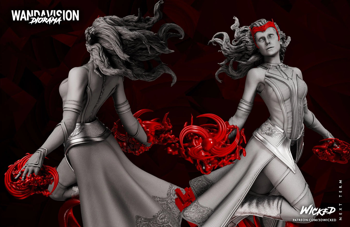 Wanda Maximoff Figure by Wicked 3DHeroFigure