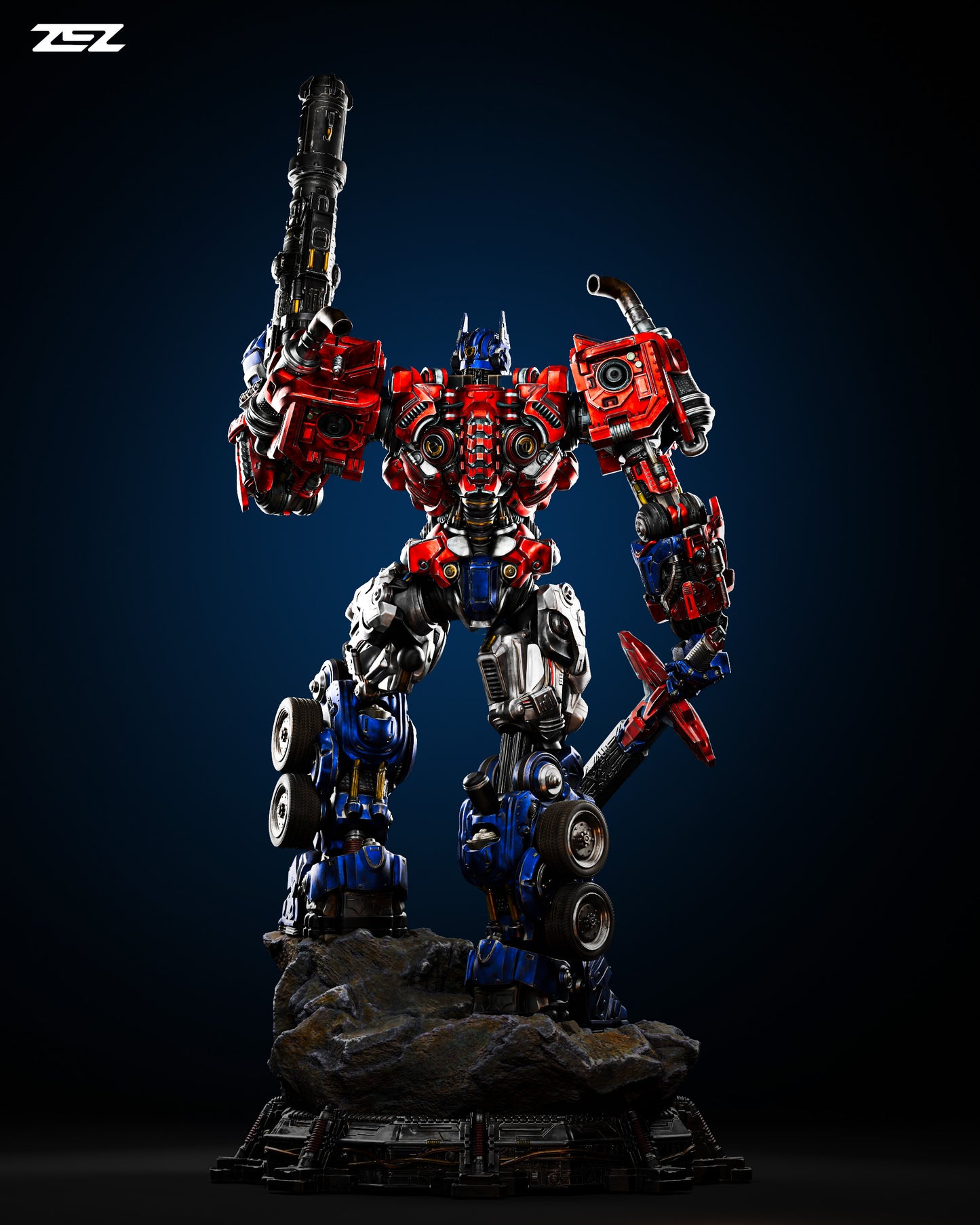 Optimus Prime Figure by ZEZ Studios – High Quality 3D Collectible Statue 3DHeroFigure