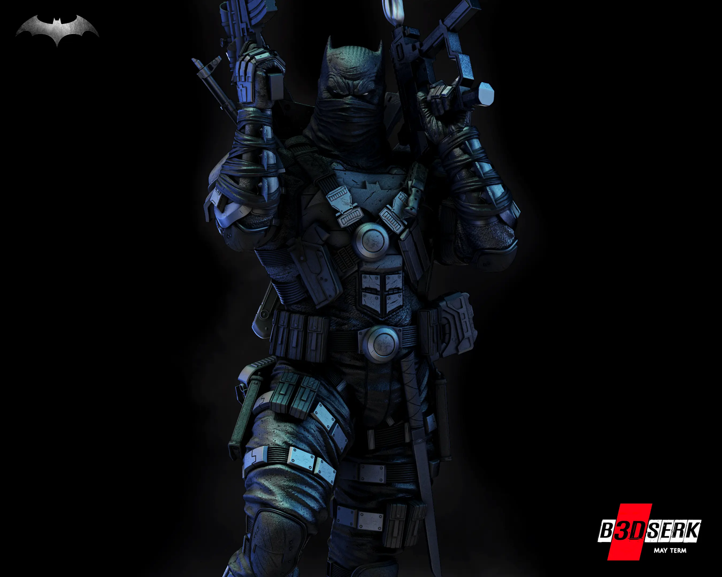 Grimm Knight Figure by B3DSERK 3DHeroFigure