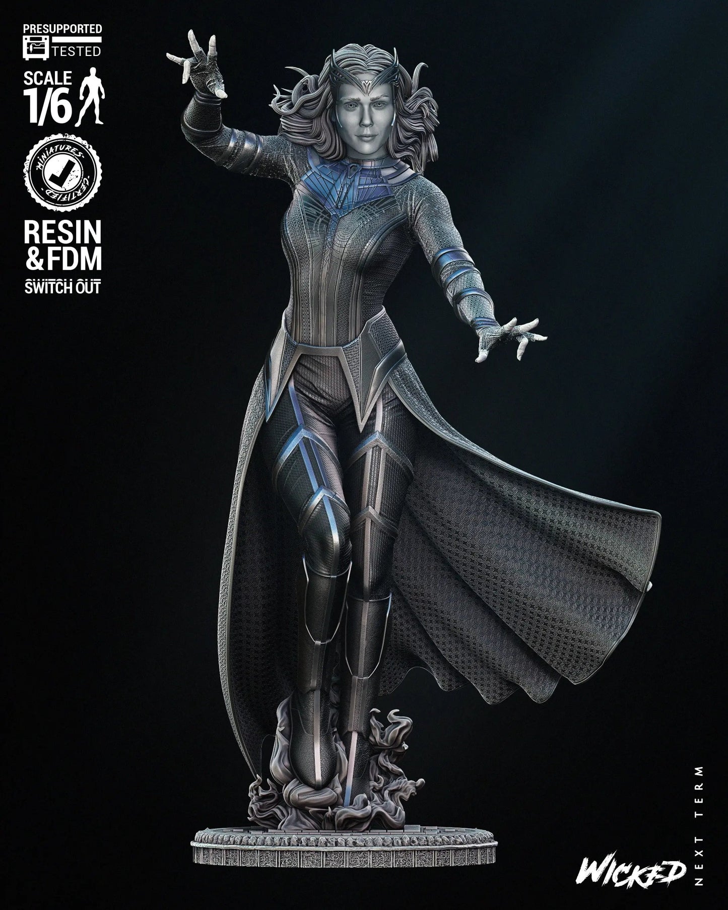 Scarlet Witch Figure by Wicked 3DHeroFigure