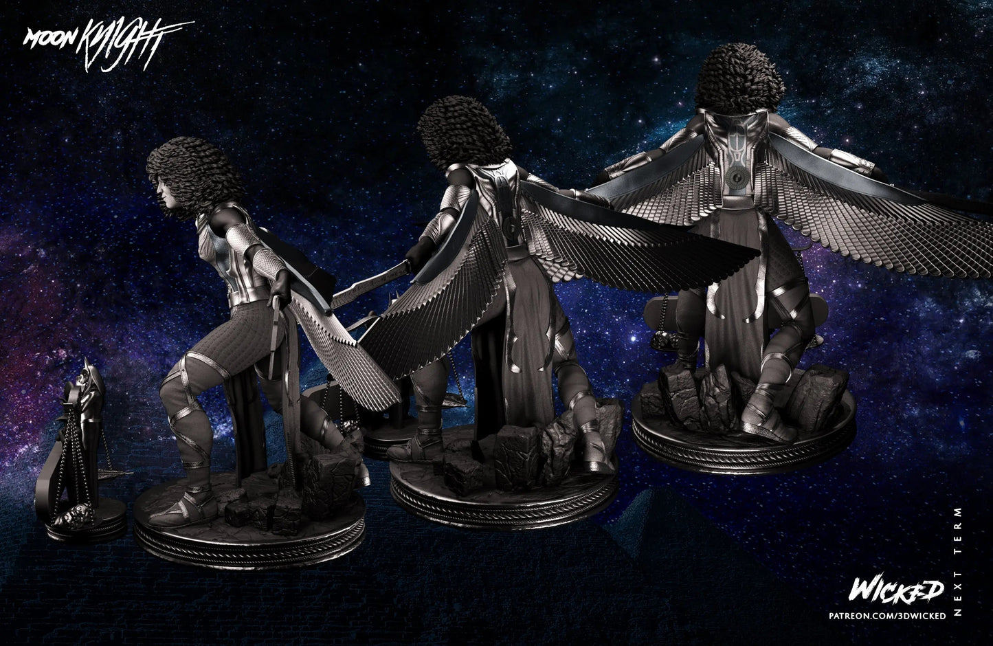 Scarlet Scarab Figure by Wicked 3DHeroFigure