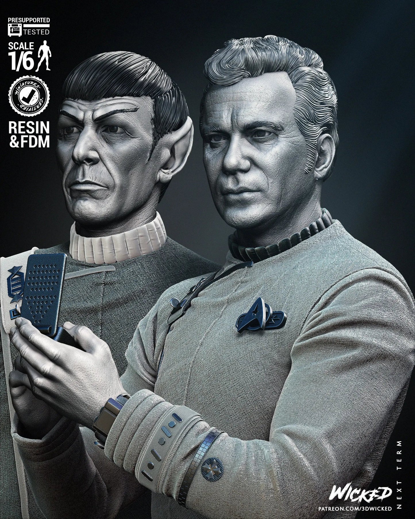 Star Trek Diorama Figure by Wicked 3DHeroFigure