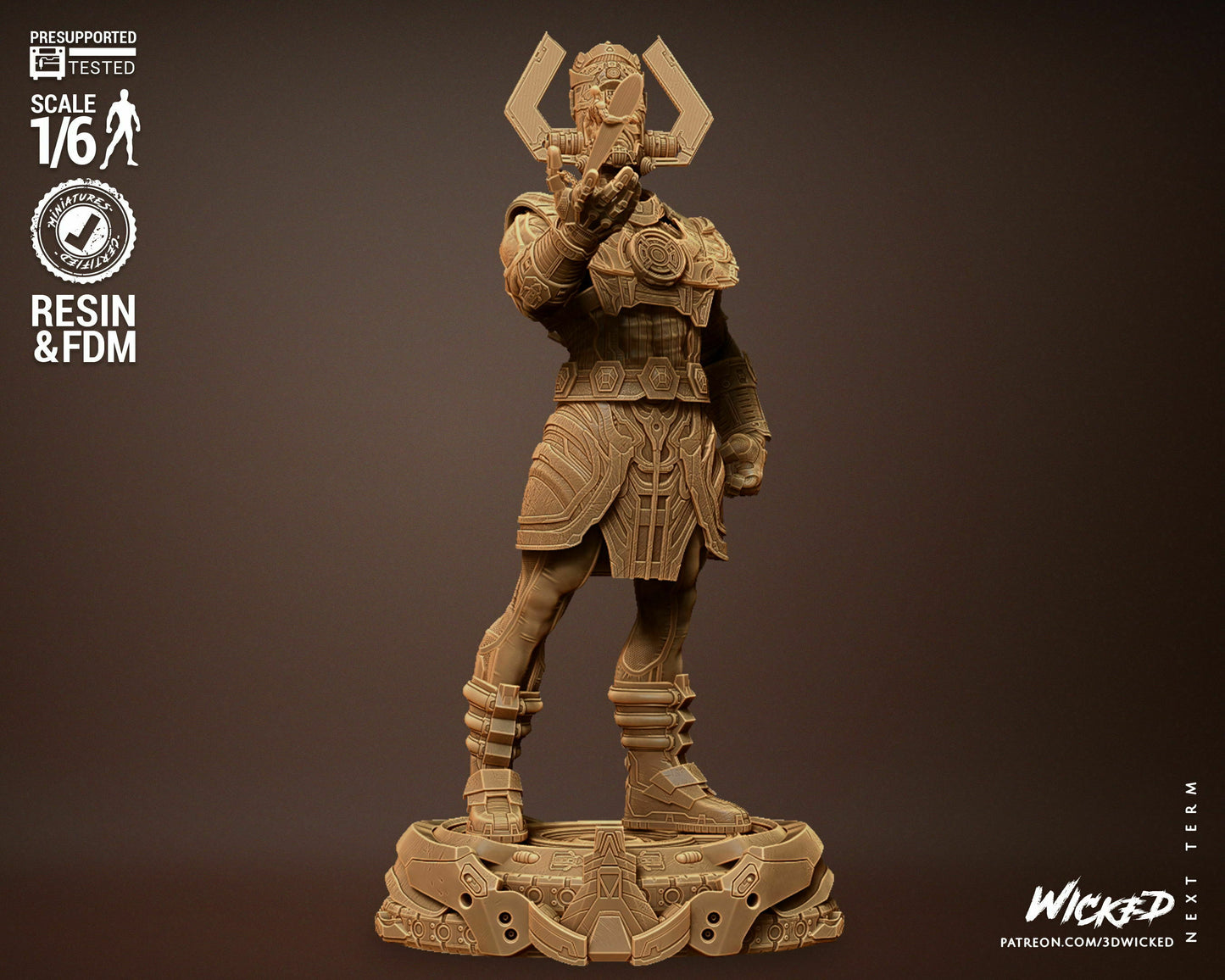 Galactus Figure by Wicked – High Quality 3D Collectible Statue 3DHeroFigure