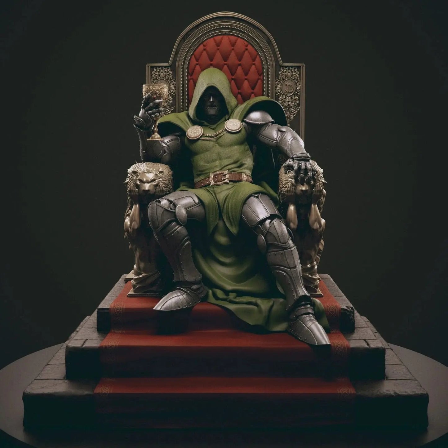 Dr. Doom Figure 3DHeroFigure