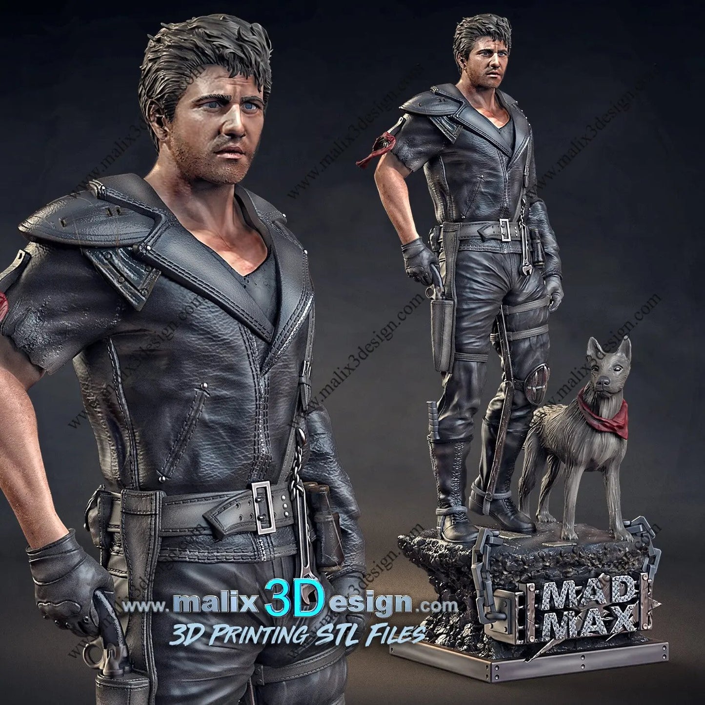 Mad Max Figure by Sanix 3DHeroFigure