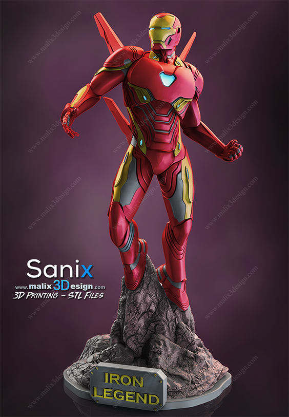 Ironman Figure by Sanix 3DHeroFigure