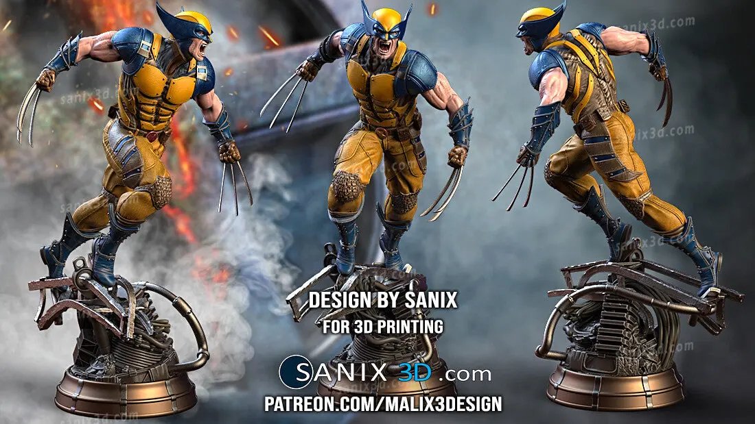 Wolverine Figure by Sanix 3DHeroFigure