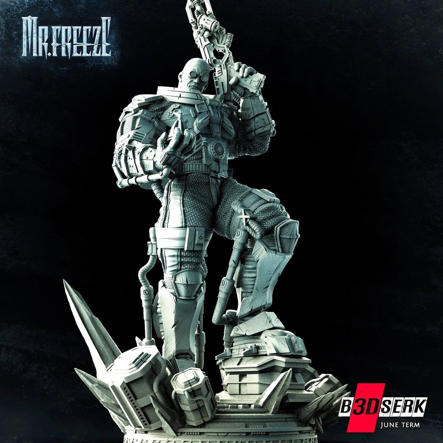 Mr. Freeze Figure by B3DSERK 3DHeroFigure