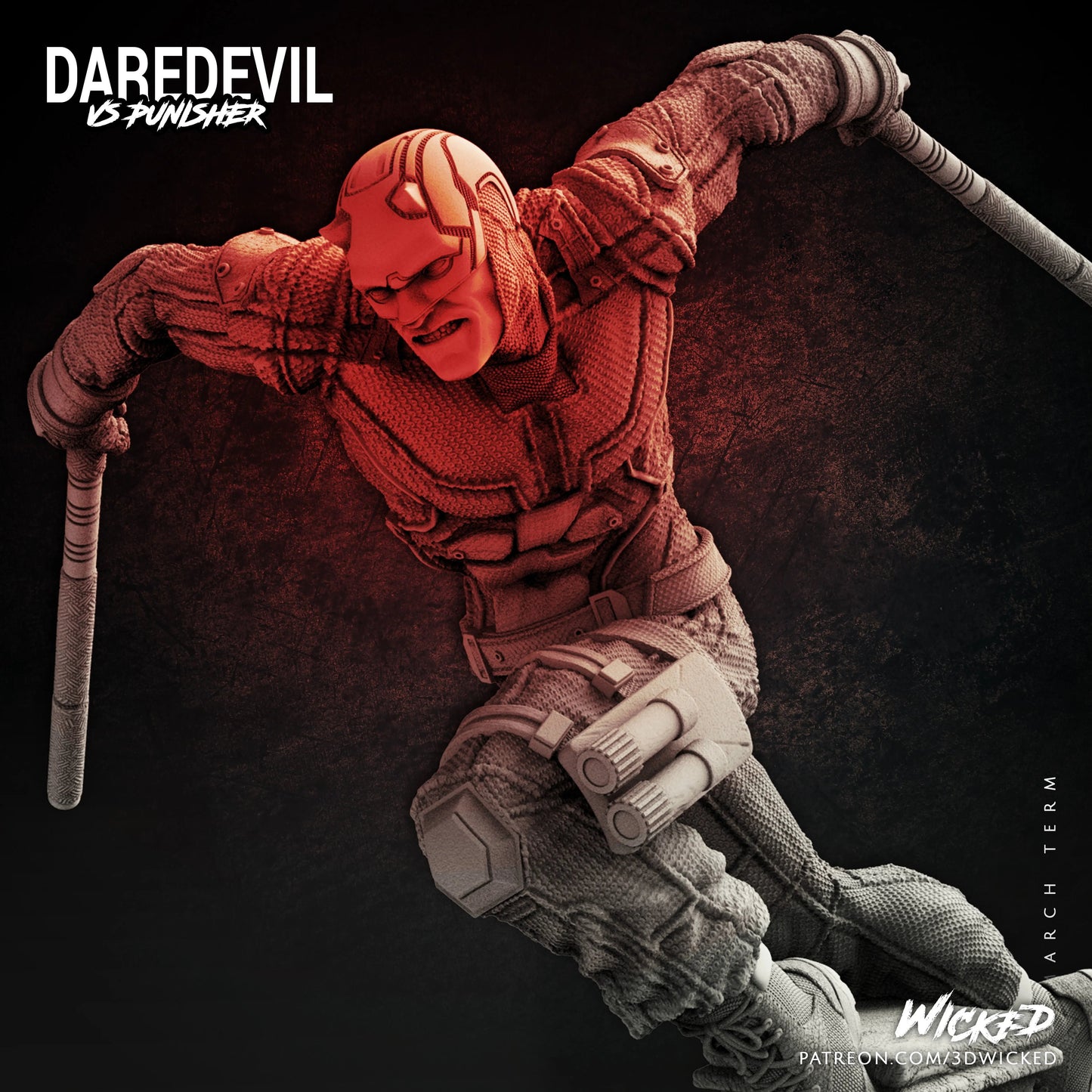 Daredevil Figure by Wicked 3DHeroFigure