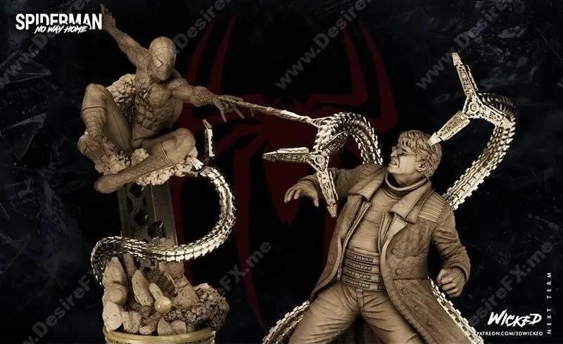 Spiderman Dr. Octopus Diorama Figure by Wicked 3DHeroFigure