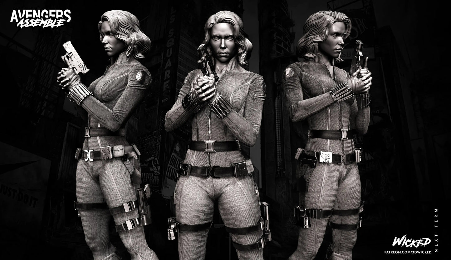 Black Widow Figure by Wicked 3DHeroFigure