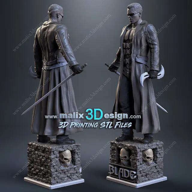 Blade Figure by Sanix 3DHeroFigure