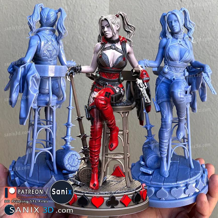 Harley Quinn Figure by Sanix 3DHeroFigure