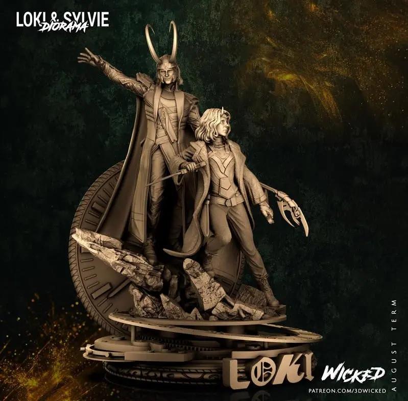 Loki Sylvie Diorama Figure by Wicked 3DHeroFigure