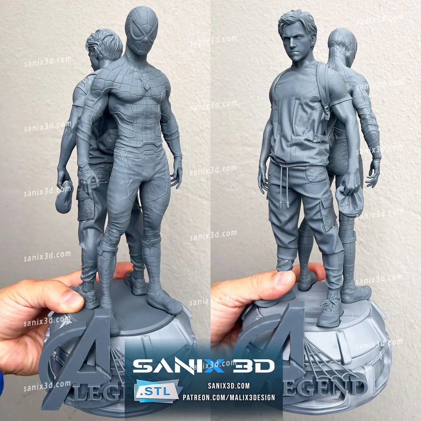 Spiderman Figure by Sanix 3DHeroFigure