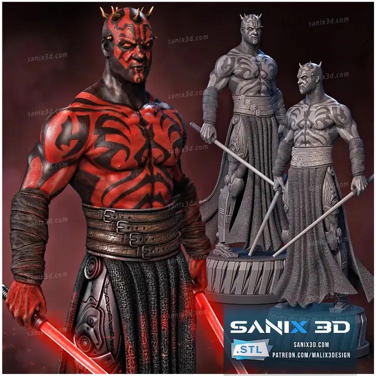 Darth Maul Figure by Sanix 3DHeroFigure