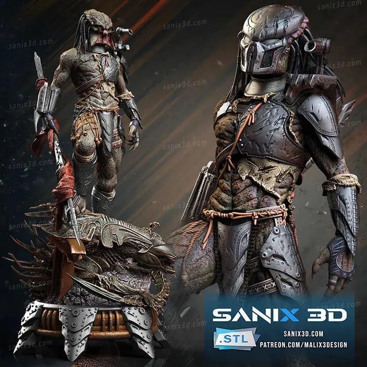 Predator Figure by Sanix 3DHeroFigure