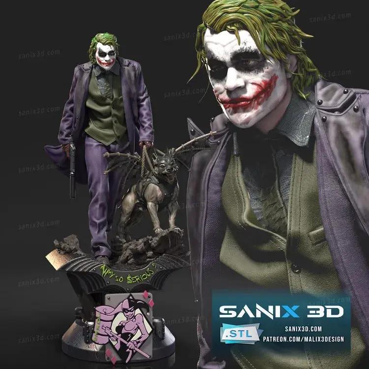 Joker Figure by Sanix 3DHeroFigure