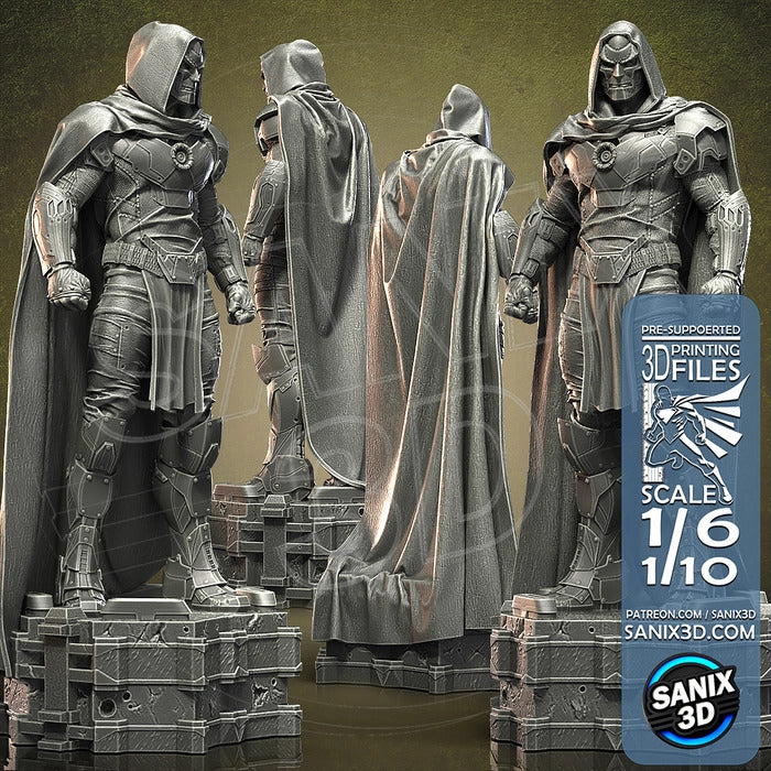 Dr. Doom Figure by Sanix – High Quality 3D Collectible Statue 3DHeroFigure
