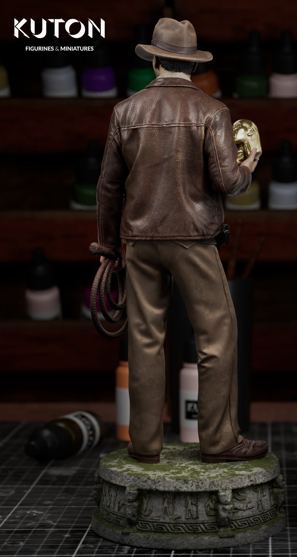 Indiana Jones Figure – High Quality 3D Collectible Statue 3DHeroFigure