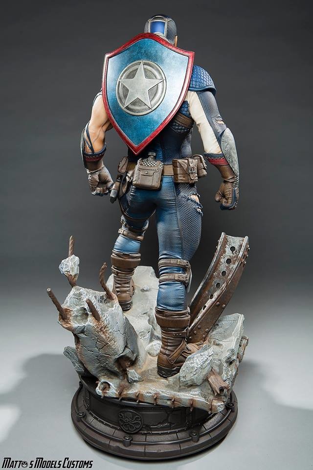 Captain Hydra Figure – High Quality 3D Collectible Statue 3DHeroFigure
