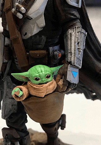 The Mandalorian Figure – High Quality 3D Collectible Statue 3DHeroFigure