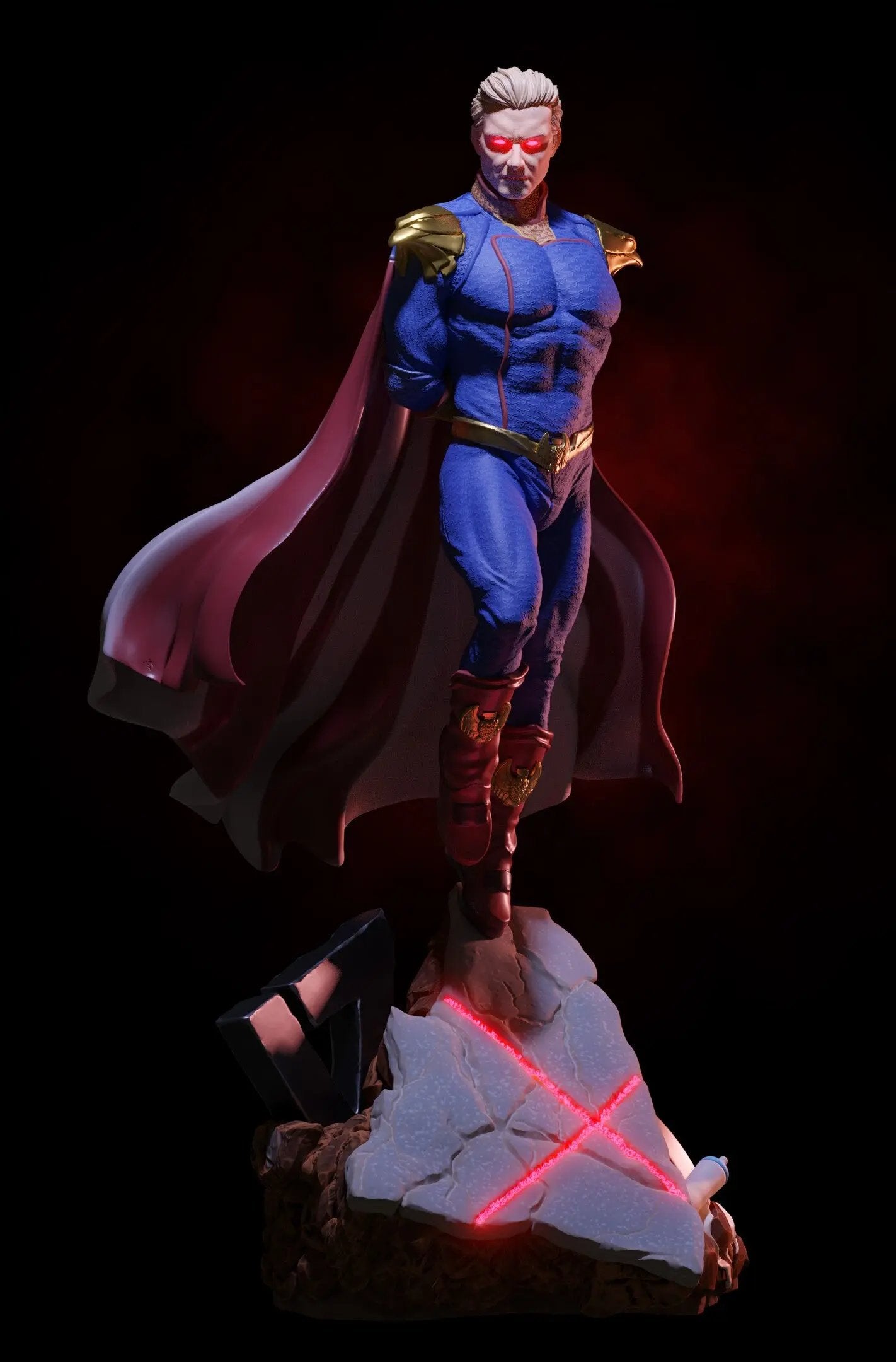 Homelander Figure 3DHeroFigure