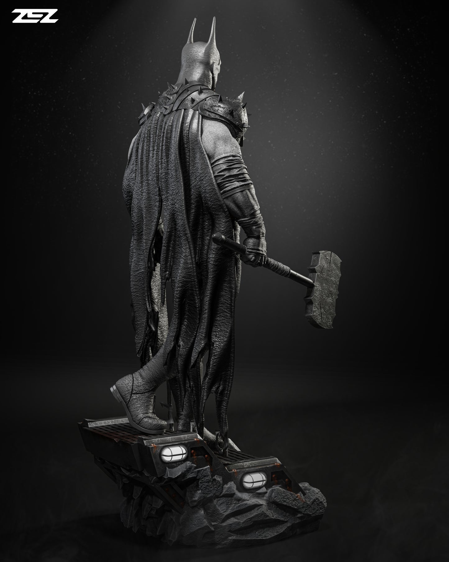 Batman Figure by ZEZ Studios – High Quality 3D Collectible Statue 3DHeroFigure