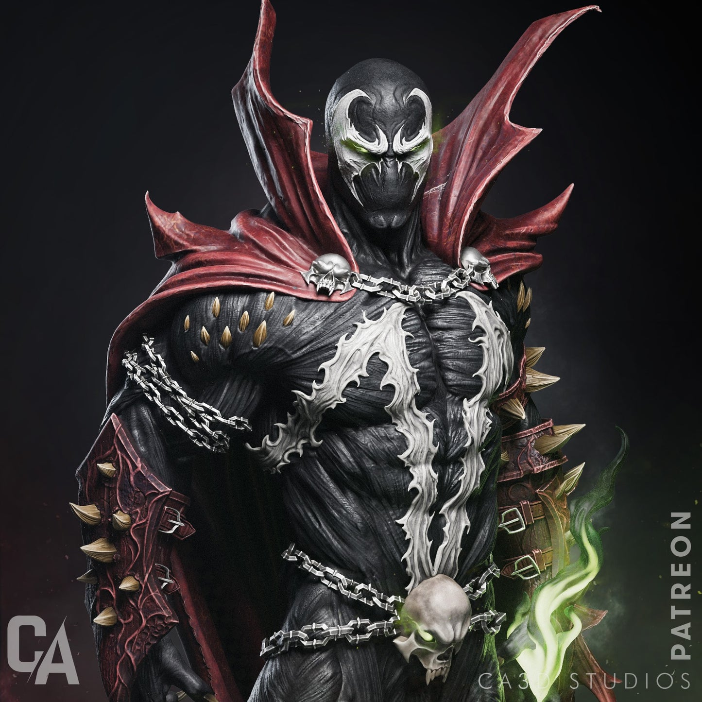 Spawn Figure by CA 3D – High Quality 3D Collectible Statue 3DHeroFigure