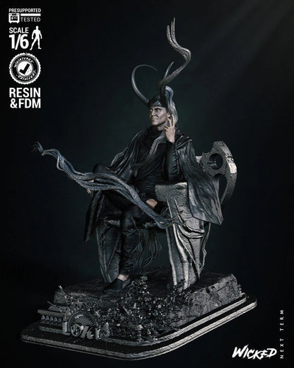 Loki Throne Figure by Wicked 3DHeroFigure