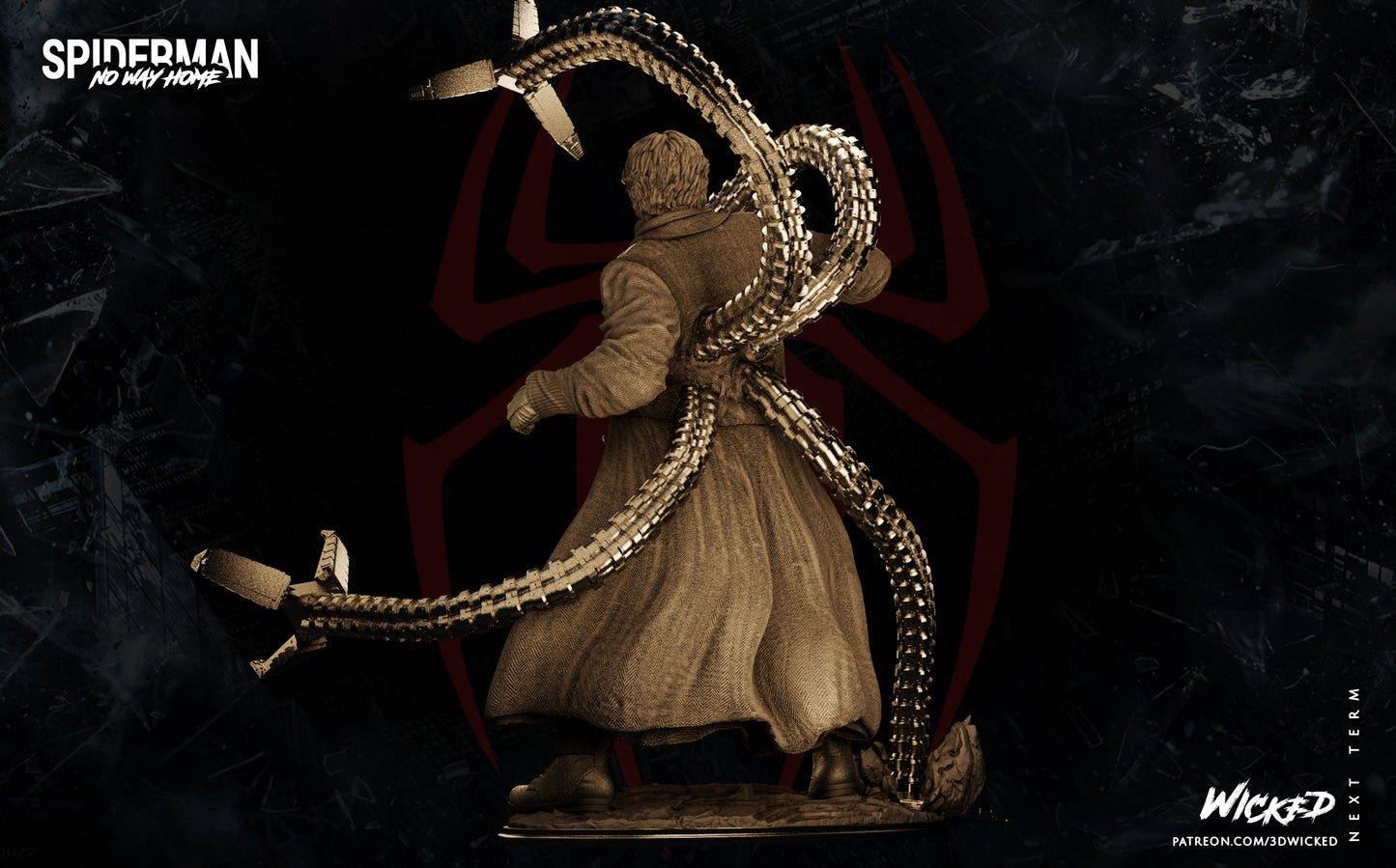 Dr. Octupus Figure by Wicked – High Quality 3D Collectible Statue 3DHeroFigure