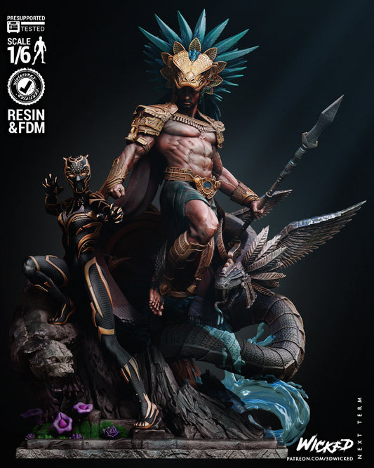 Black Panther Namor Diorama Figure by Wicked