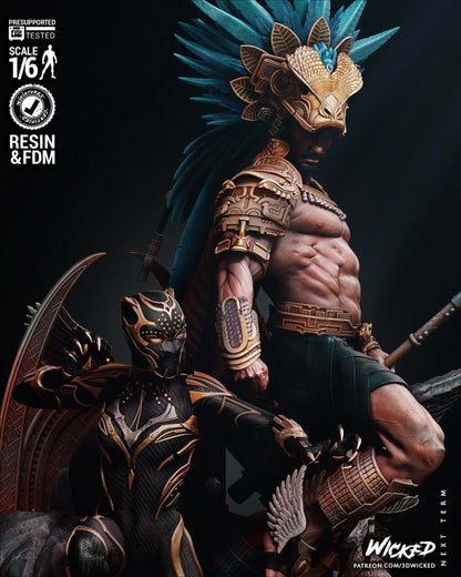 Black Panther Namor Diorama Figure by Wicked 3DHeroFigure