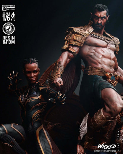 Black Panther Namor Diorama Figure by Wicked 3DHeroFigure