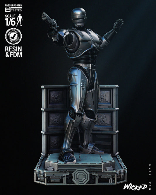 Robocop Figure by Wicked – High Quality 3D Collectible Statue 3DHeroFigure