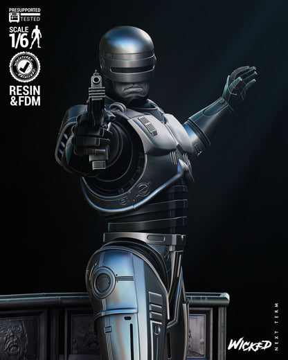 Robocop Figure by Wicked – High Quality 3D Collectible Statue 3DHeroFigure