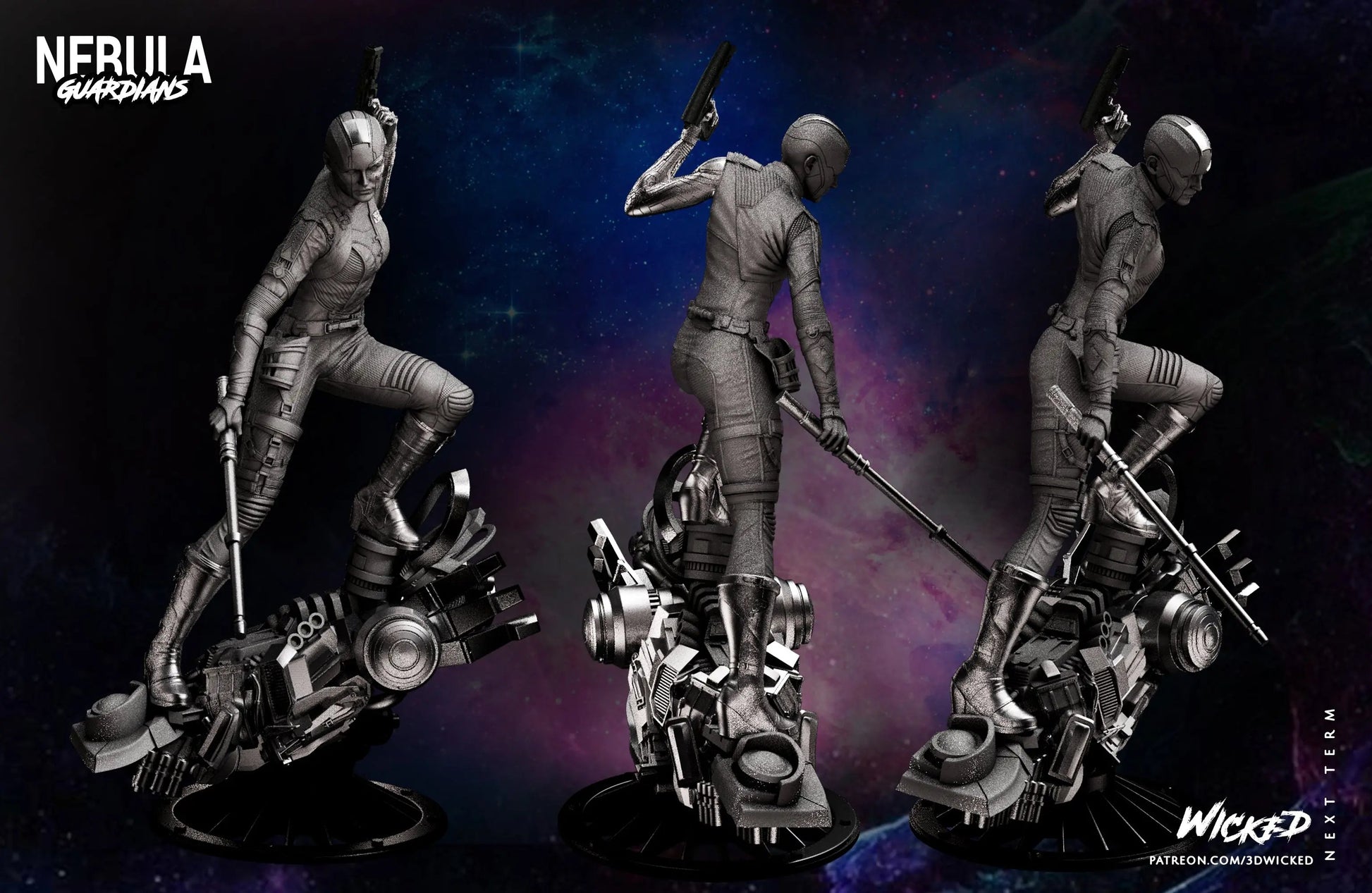 Nebula Figure by Wicked 3DHeroFigure