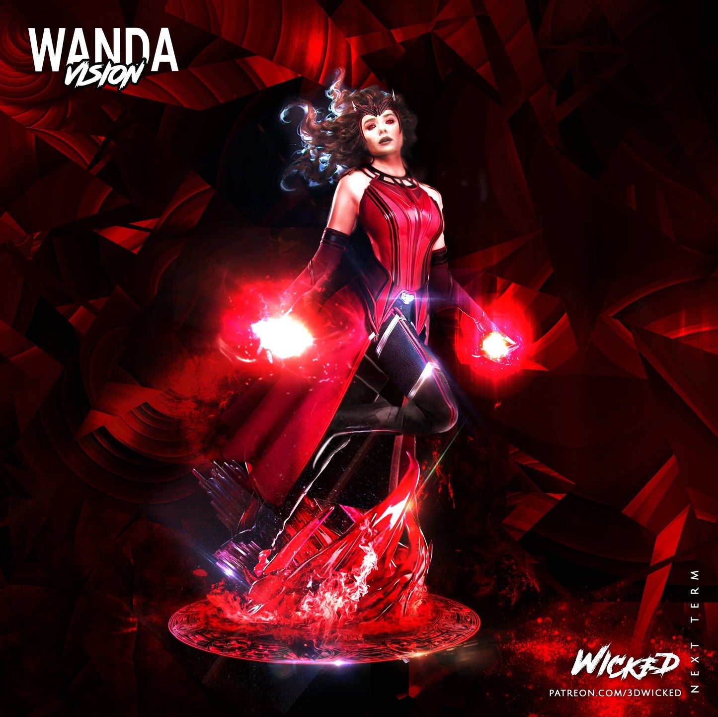 Wanda Maximoff Figure by Wicked 3DHeroFigure
