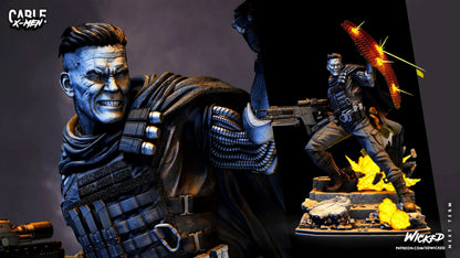 Cable Figure by Wicked 3DHeroFigure