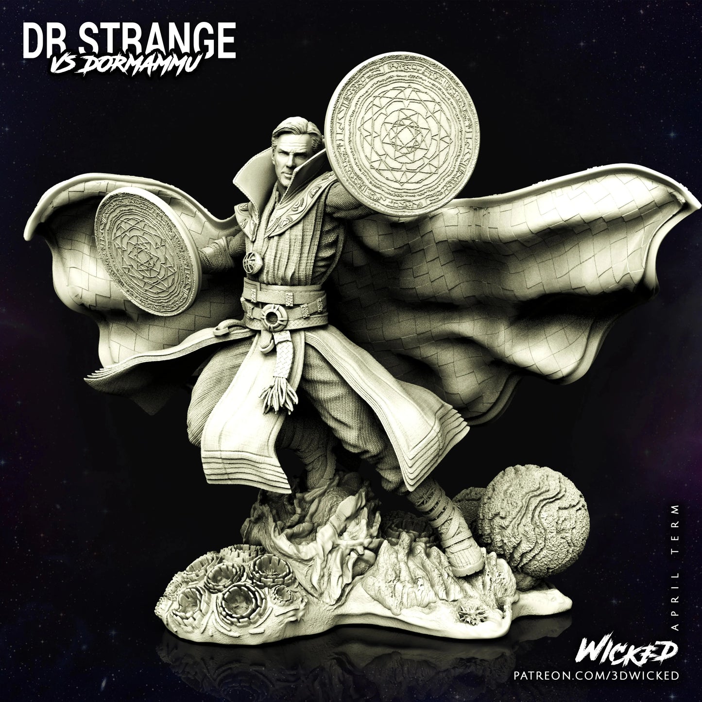 Dr. Strange Figure by Wicked 3DHeroFigure