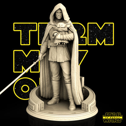 Luke Skywalker Figure by Star Wars – High Quality 3D Collectible Statue 3DHeroFigure