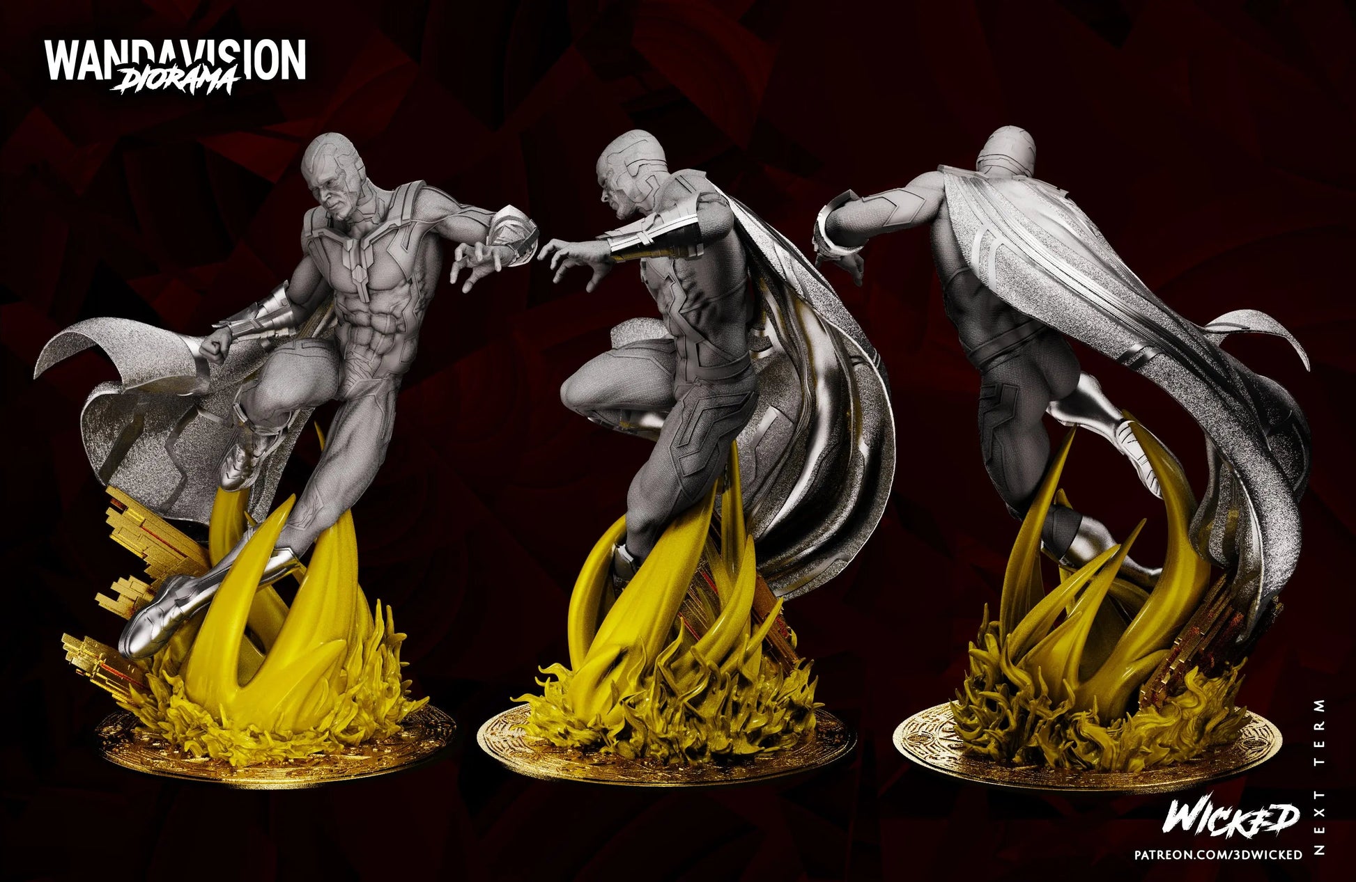 Vision Figure by Wicked 3DHeroFigure