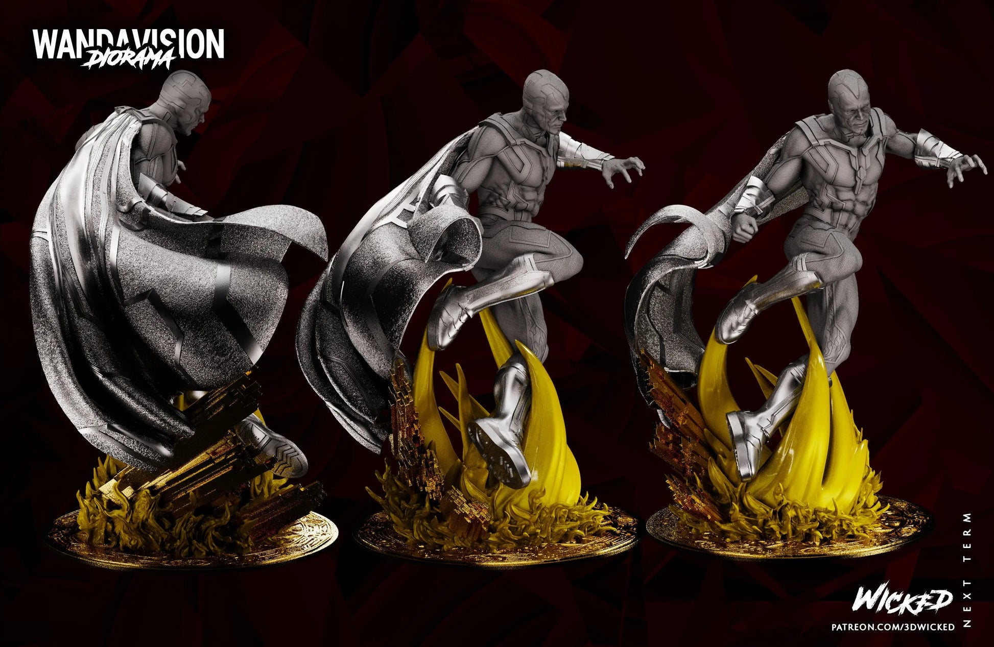 Vision Figure by Wicked 3DHeroFigure