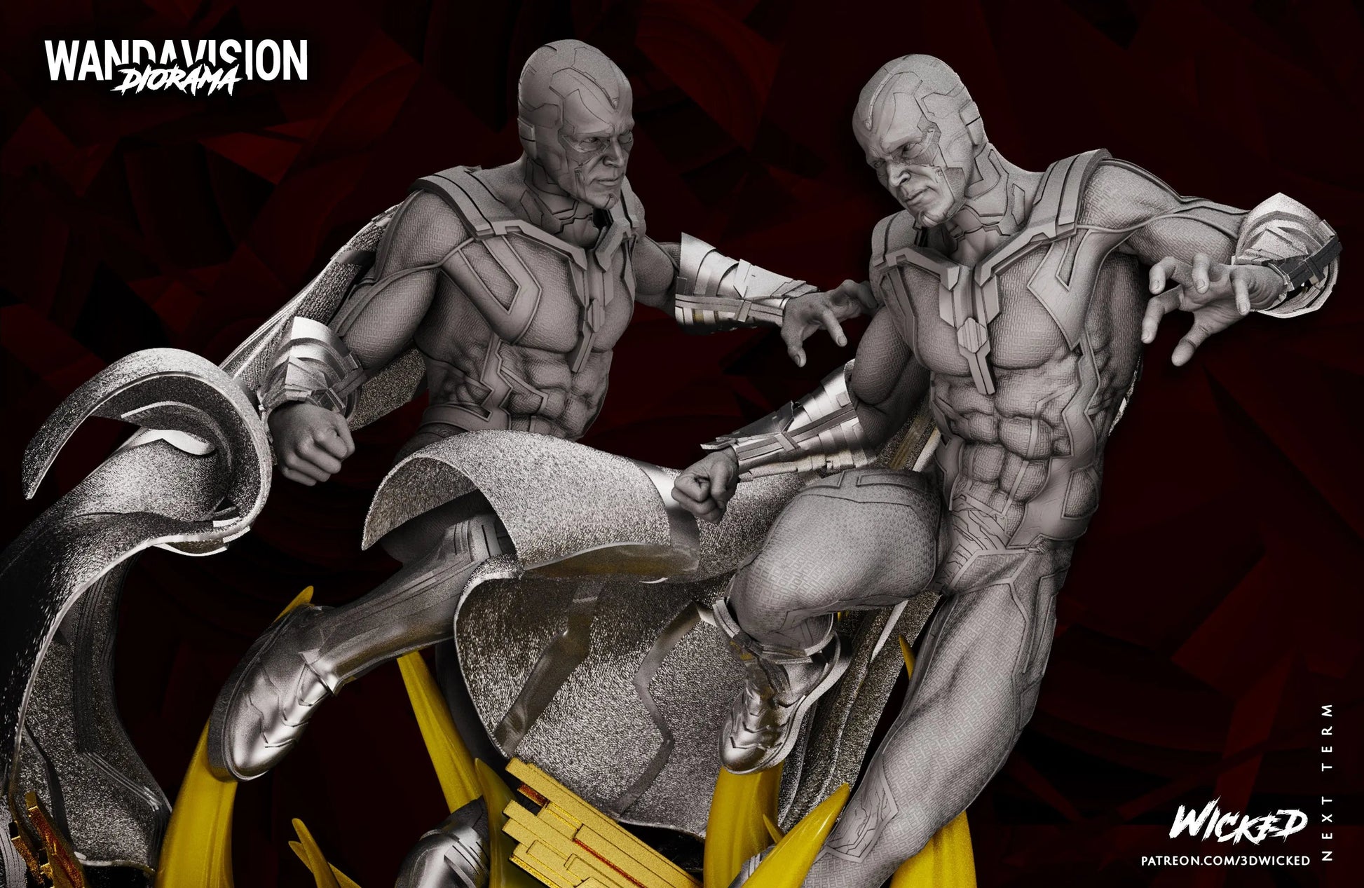 Vision Figure by Wicked 3DHeroFigure