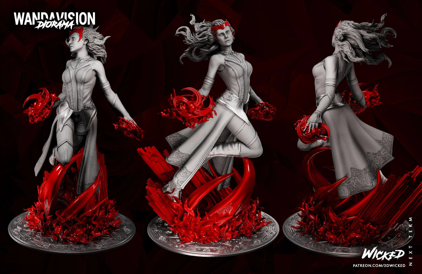 Wanda Maximoff Figure by Wicked 3DHeroFigure