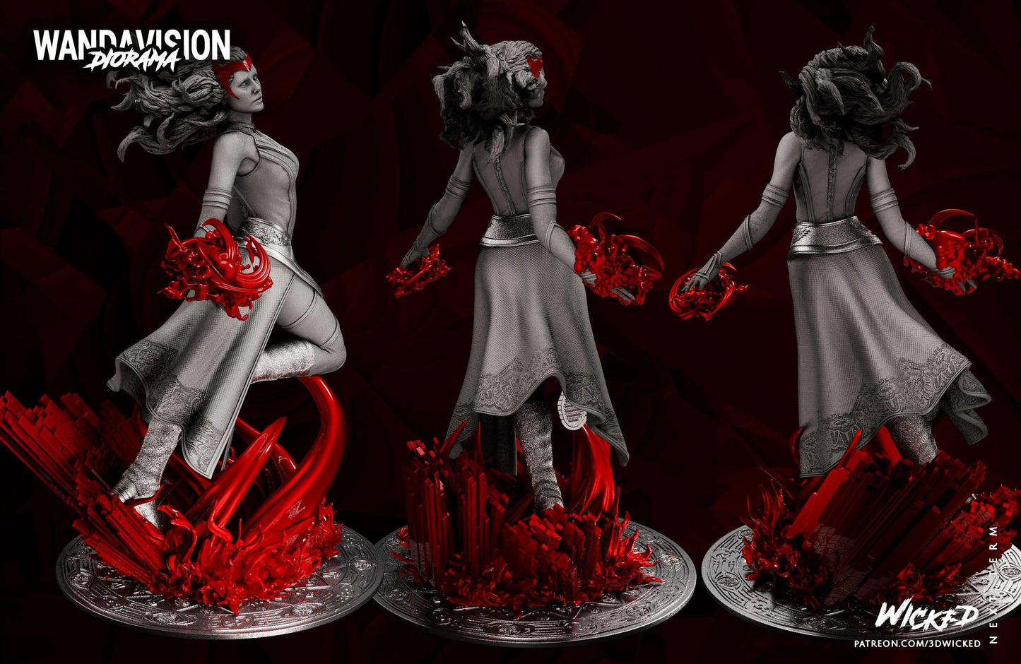 Wanda Maximoff Figure by Wicked 3DHeroFigure