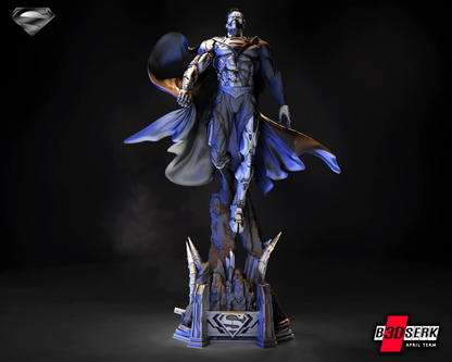 Superman Cyborg Figure by B3DSERK 3DHeroFigure