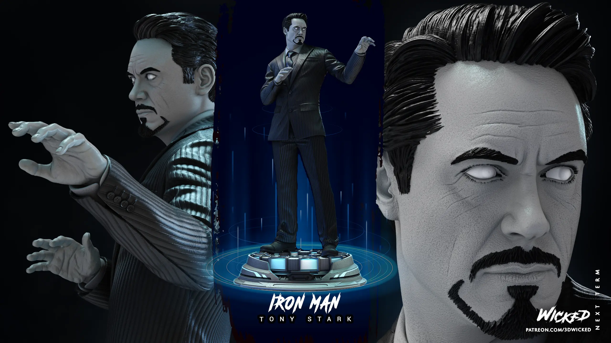 Tony Stark Figure by Wicked 3DHeroFigure