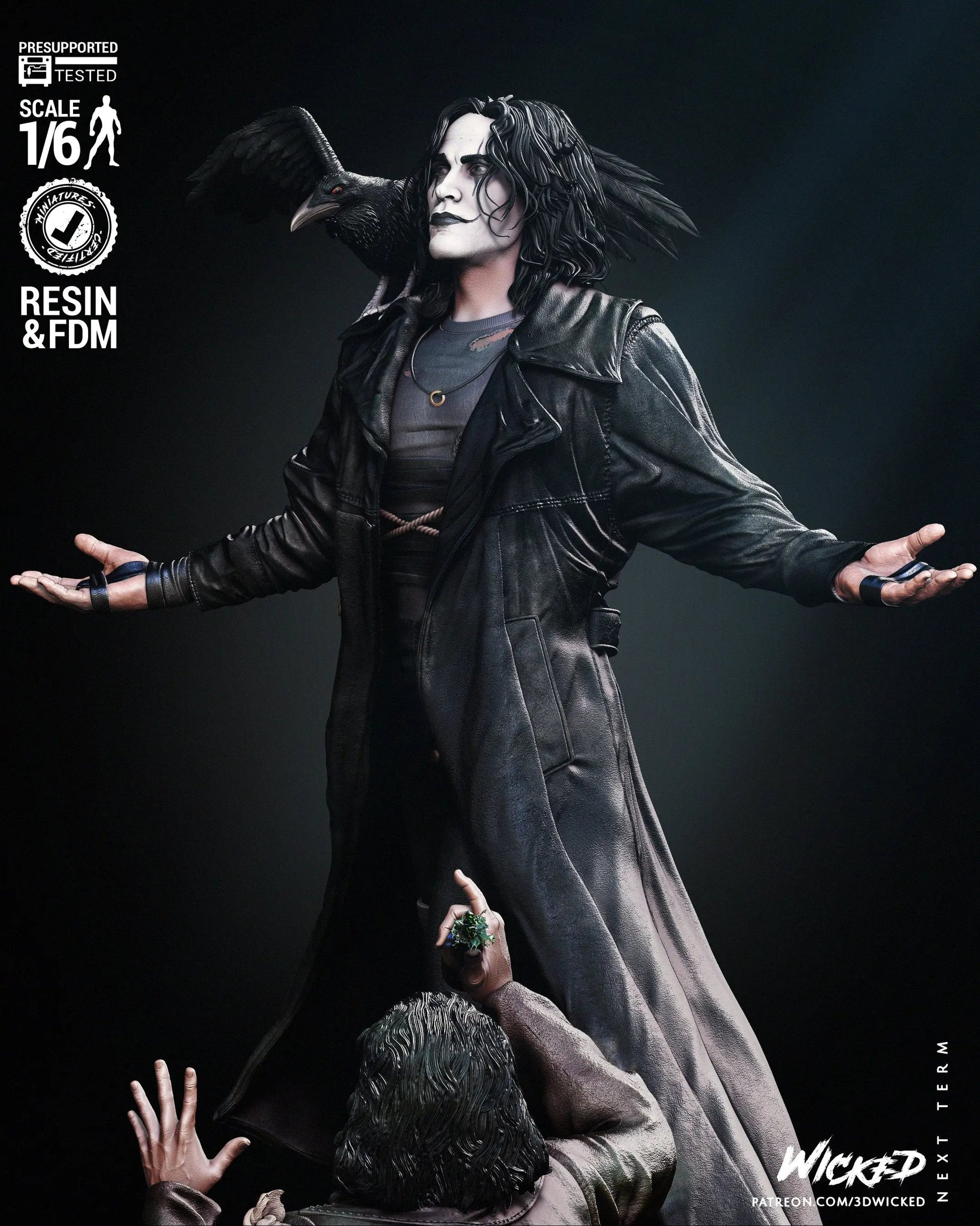 The Crow Diorama Figure by Wicked 3DHeroFigure
